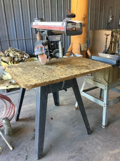 SEARS CRAFTSMAN 10 INCH RADIAL ARM SAW (WORKING CONDITION)