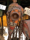 1 1/2 TON RATCHET CHAIN HOIST (WORKING CONDITION)