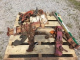PALLET - PIPE CLAMPS, PIPE CUTTERS, CONDUIT BENDERS, PIPE WRENCH SPRINGS