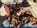 PALLET-ROLLERS, PIPE CLAMPS, MISC ELECTRICAL