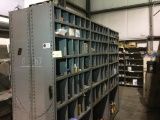 CONTENTS OF MIDDLE SHELF *BOTH SIDES* IN CAGED ROOM (SHELF IS NOT INCLUDED, MISC. PARTS, TOOLS,