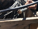 WOODEN CRATE OF COPPER WIRE