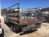 1986 FORD F-350 FLATBED PICKUP **INOP** (MANUAL TRANS., DIESEL, MILES READ 67898,