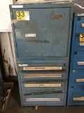 4 DRAWER W/CABINET TOOL CABINET (27.5X30X63in)