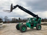 TEREX SQUARE SHOOTER SS-842 TELEHANDLER (JOHN DEERE DIESEL, SN-96684, 8000 LB LIFT CAP., HOURS READ