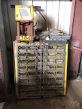 COLL-O-CRIMP SUPER I MODEL T-420 HYDRAULIC FITTING CRIMPER W/STORAGE CABINET