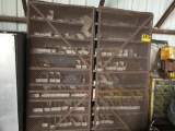 HYDRAULIC HOSE FITTINGS W/METAL CABINET