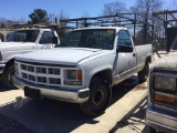 1996 CHEVROLET CHEYENNE 1500 PICKUP (AT, 5.7L, 2WD, MILES READ 172143, LONGBED, LADDER RACK,