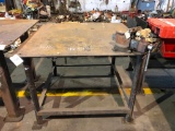WELDING TABLE (4 FT X 4 FT, VISE SOLD SEPERATLEY)
