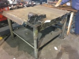 WELDING TABLE?(53X53in, VISE SOLD SEPERATLEY)