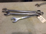 (3) COMBINATION WRENCHES (1)1 3/4in (1)1 5/8in (1)1 13/16in