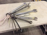 (10) COMBINATION WRENCHES (SIZES RANGE 1 3/4in- 1 5/8in)