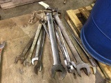 (12) COMBINATION WRENCHES (SIZES RANGE 1 1/4in- 2 1/2in)
