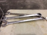 (3) COMBINATION WRENCHES (1)1 13/16in (1)1 5/8in (1)1 3/4in