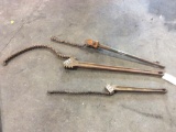 (3) CHAIN WRENCHES