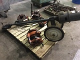 PALLET-PIPE THREADING EQUIP (TOLEDO WHEELED POWER DRIVE, 4-HOG HEADS VARIOUS SIZES)