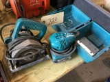 MAKITA 110 MM CIRCULAR SAW AND MAKITA PALM SANDER (WORKING CONDITION)