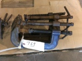(5) 6in C-CLAMPS
