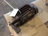 (5) 6in C-CLAMPS