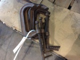 (5) 6in C-CLAMPS