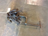(5) C-CLAMPS (4)6in (1)12in