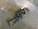 (5) C-CLAMPS (4)6in (1)12in
