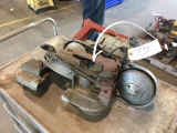 (2) MILWAUKEE PORTA BAND SAWS (ONE WORKING, ONE DOES NOT WORK)