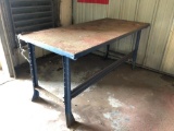 METAL TABLE (34 IN X 72 IN)