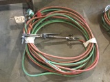 SET-CUTTING TORCH, GAUGES, HOSE