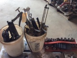 PALLET-GREASE GUNS, DEEP WELL SOCKETS (3/4in & 1/2in DRIVE)