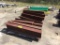 (4) PALLETS OF MISC STEEL (HIGH BEAMS, CHANNEL IRON VARIOUS LENGTHS)