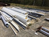 GROUP OF PVC PIPE (VASIOUS SIZES)