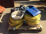 PALLET-MISC FIRE HOSES (VARIOUS SIZES)