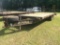 1996 STOLL 24 FT DECKOVER EQUIPMENT TRAILER **NO TITLE **(14 TON,20ft DECK, 4ft DOVETAIL, PINTLE