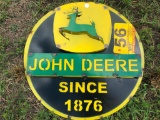 JOHN DEERE SIGN 22 IN R1