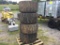 (4) SKID STEER TIRES & RIMS (31X15.50-15) R1