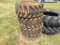 (4) SKID STEER TIRES & WHEELS-BOBCAT R1