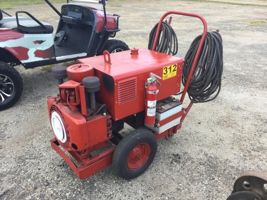 LINCOLN 225 ARC WELDER (GAS, NEW CABLES) R1