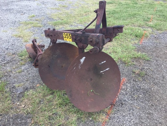 2 DISC TURN PLOW 3pt ATHENS BRAND R1