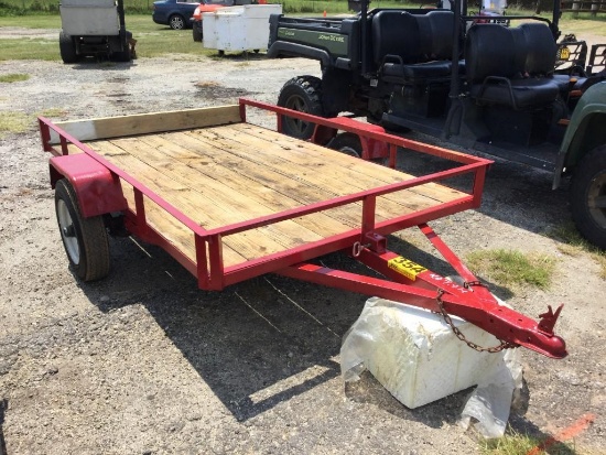 UTILITY TRAILER W/TILT BED **NO TITLE**(5ft X 8ft) R2