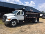 2004 FORD F650 DUMP TRUCK (AT, CAT G7 DIESEL, 88in X 14ft DUMP BED, UNDER CDL FLEET, MAINTAINED