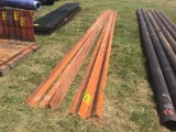(6) PIECES OF ANGLE IRON (20FT) R2