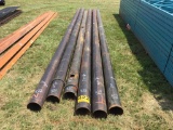 (6) METAL PIPES (ASSORTED LENGTHS) R2