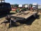 17.5ft X 76in EQUIPMENT TRAILER **NO TITLE**