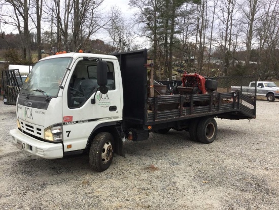 2006 ISUZU NPR CAB OVER...LANDSCAPE TRUCK