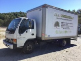 2002 ISUZU NPR LANDSCAPE/BOX TRUCK