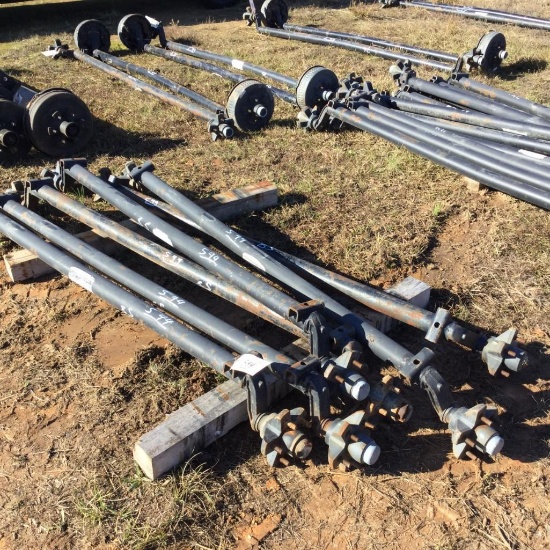 (6) 58" TRAILER AXLES