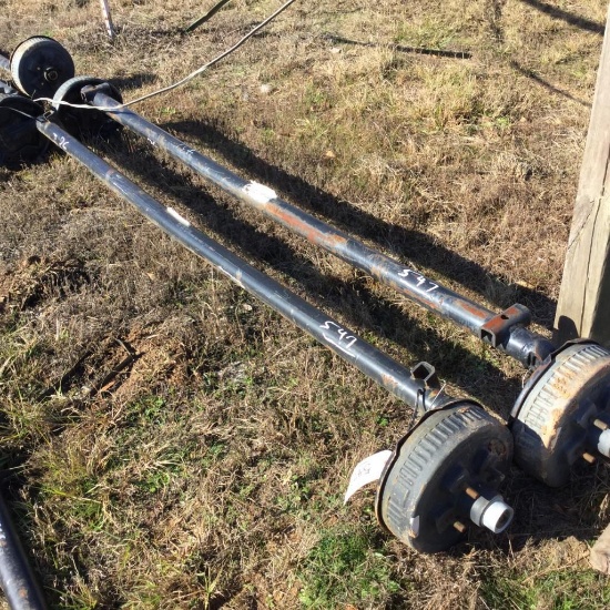 (2) 76" TRAILER AXLES