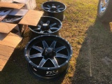 (3) UNUSED 6 LUG WHEELS