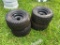 (4) 20X10.00-10 TIRES & RIMS